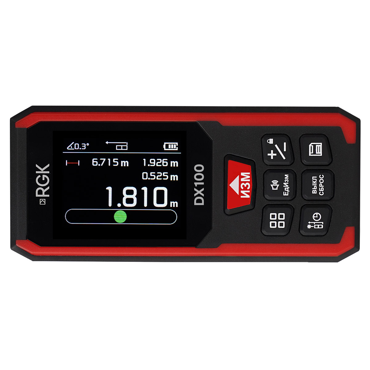 Лазерный дальномер RGK DX100 - 3